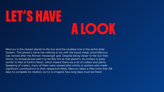 Modelo de apresentação Impacto da tipografia em negrito