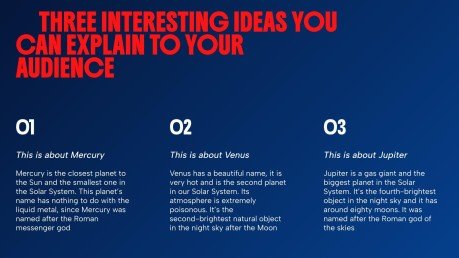 Modelo de apresentação Impacto da tipografia em negrito