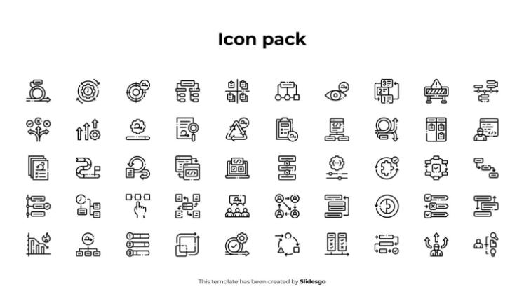 SCRUM Method Infographics presentation template 