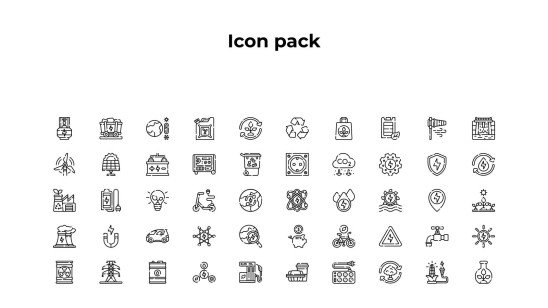 Modelo de apresentação Infográficos de energia