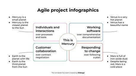 애자일 프로젝트 인포그래픽 프레젠테이션 템플릿