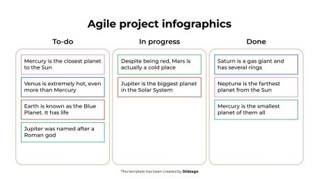 애자일 프로젝트 인포그래픽 프레젠테이션 템플릿