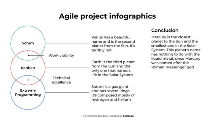 애자일 프로젝트 인포그래픽 프레젠테이션 템플릿