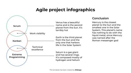 애자일 프로젝트 인포그래픽 프레젠테이션 템플릿