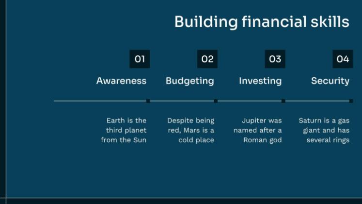 금융 교육 프레젠테이션 템플릿