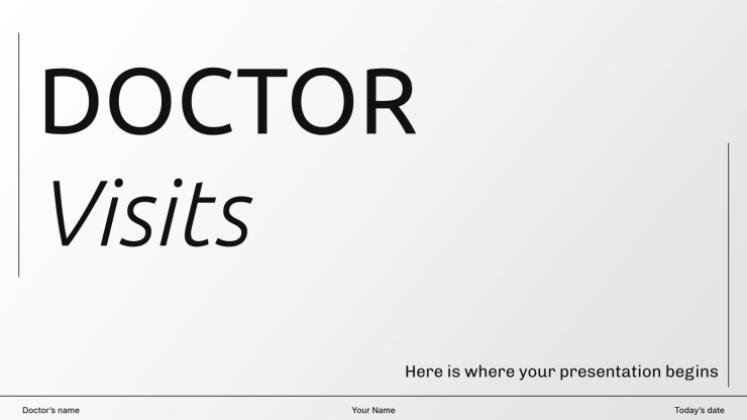 Modelo de apresentação Consultas médicas