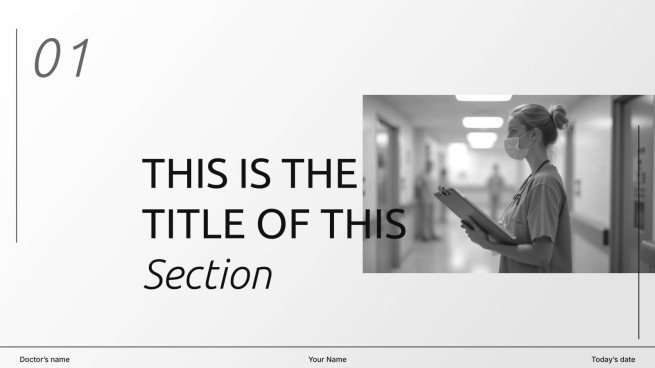 Modelo de apresentação Consultas médicas