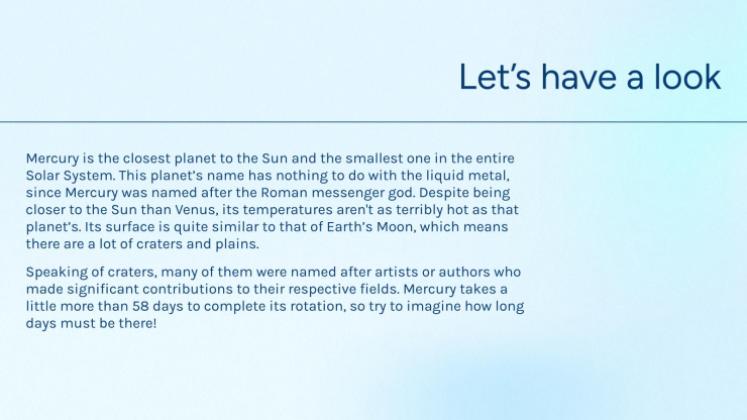 Plantilla de presentación Degradado azul