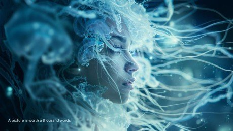 Plantilla de presentación Degradado azul