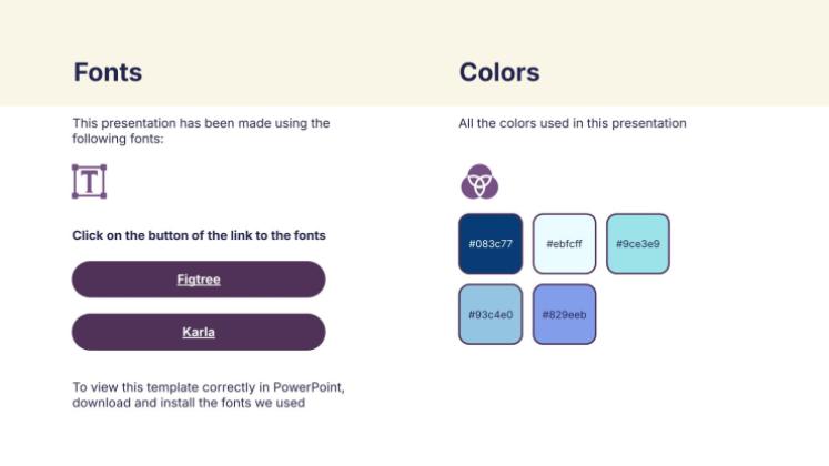 Plantilla de presentación Degradado azul