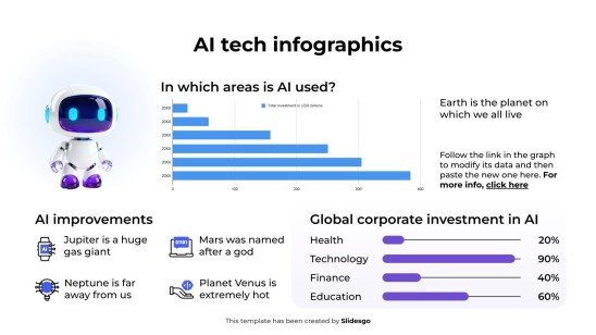 KI-Tech-Infografiken Präsentationsvorlage