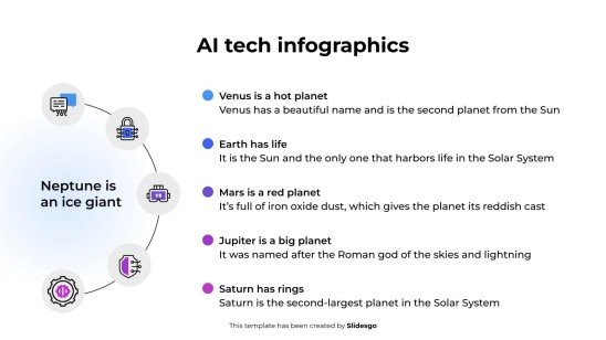 KI-Tech-Infografiken Präsentationsvorlage