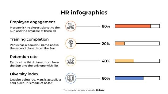 HR Infographics presentation template 