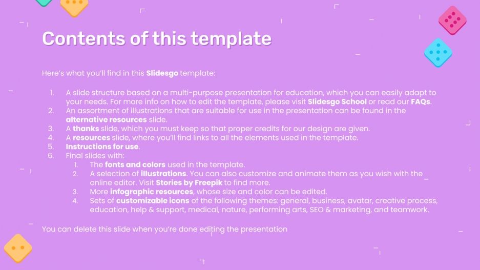 Learning Board Game Google Slides theme & PPT template