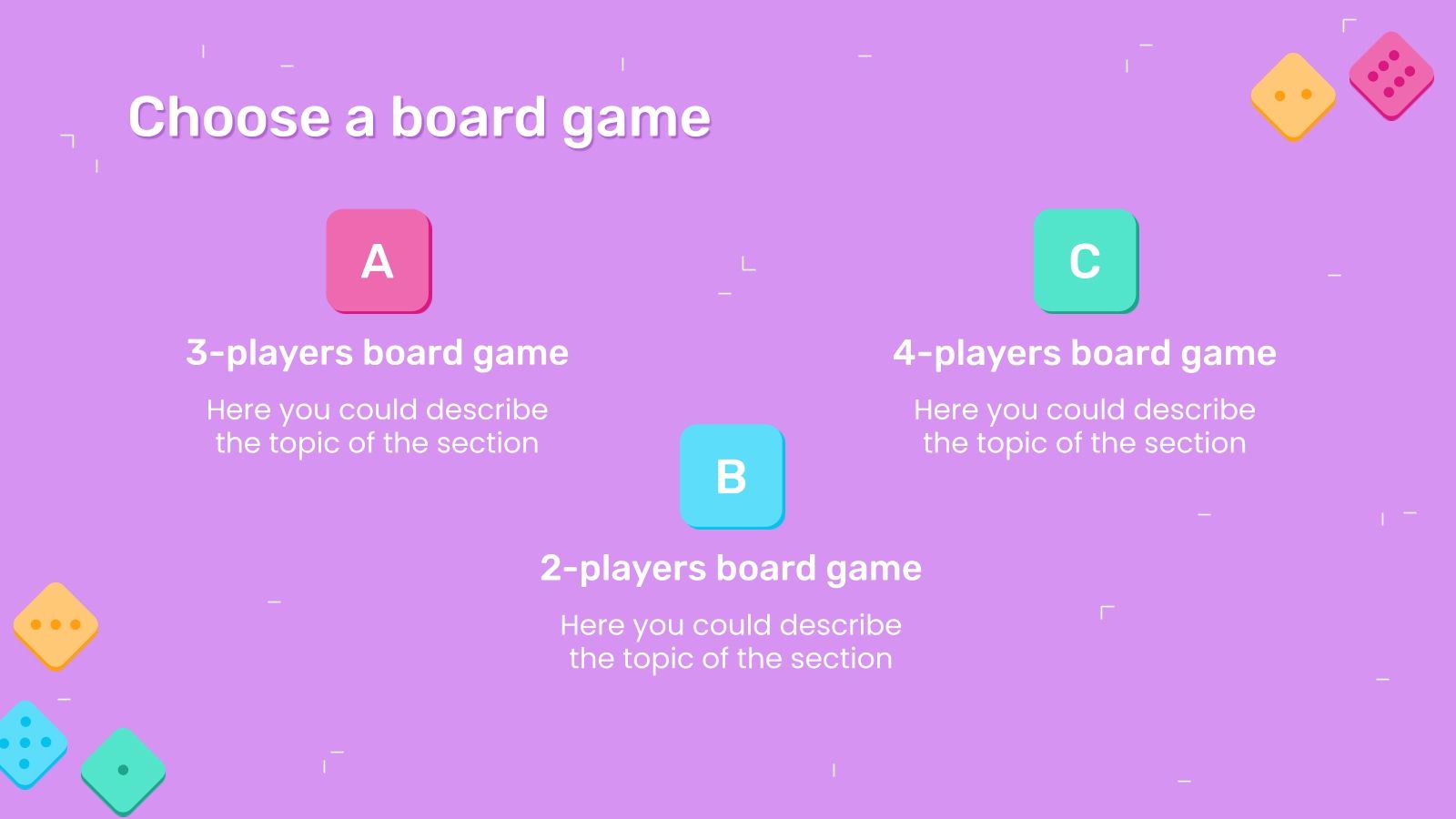 Learning Board Game Google Slides theme & PPT template