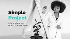 Modelos grátis de design Simple para Google Slides e PowerPoint