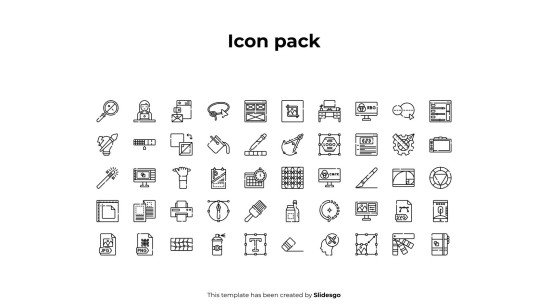 Minimalistische Design-Infografiken Präsentationsvorlage