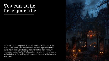 Plantilla de presentación Festividades de Halloween