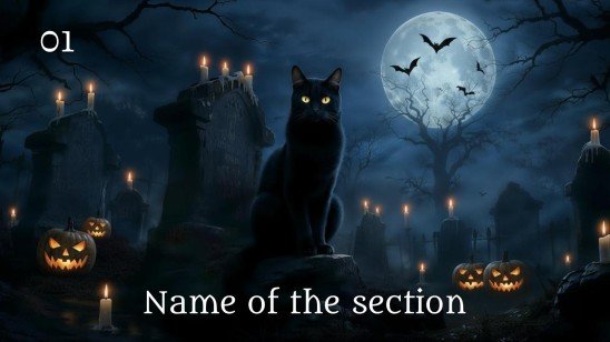 Plantilla de presentación Festividades de Halloween