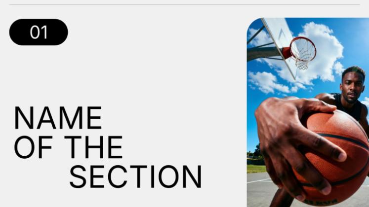 Modelo de apresentação Atualizações de esportes ao ar livre