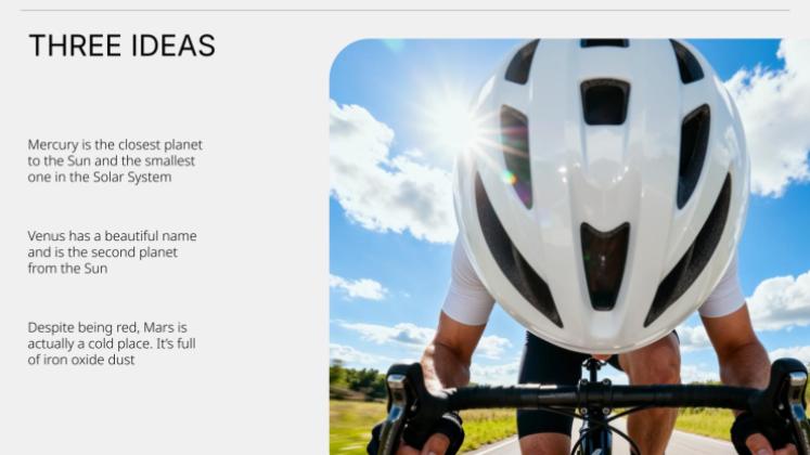 Modelo de apresentação Atualizações de esportes ao ar livre