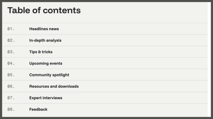 온라인 신문 프레젠테이션 템플릿