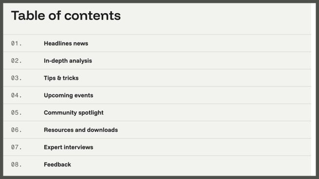 온라인 신문 프레젠테이션 템플릿