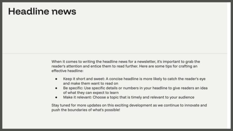 온라인 신문 프레젠테이션 템플릿