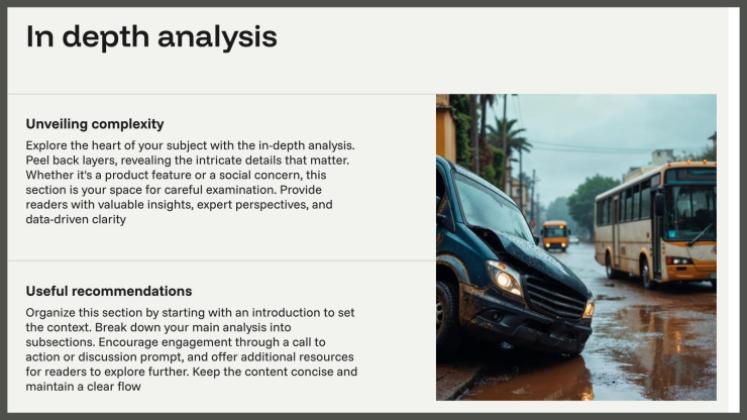 온라인 신문 프레젠테이션 템플릿