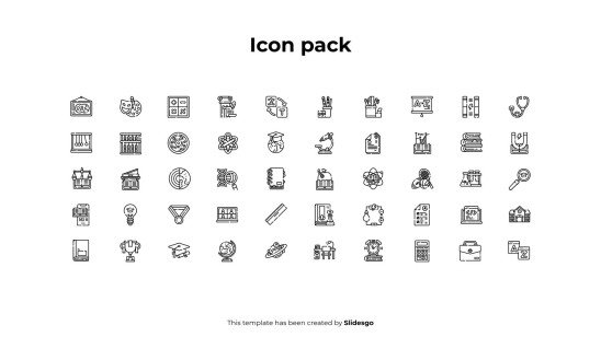 Modelo de apresentação Infográficos de educação