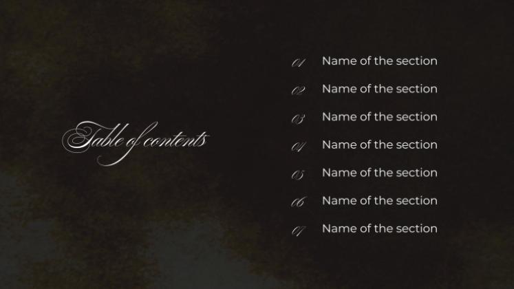 할로윈 프레젠테이션 템플릿