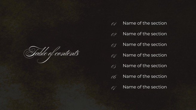 할로윈 프레젠테이션 템플릿