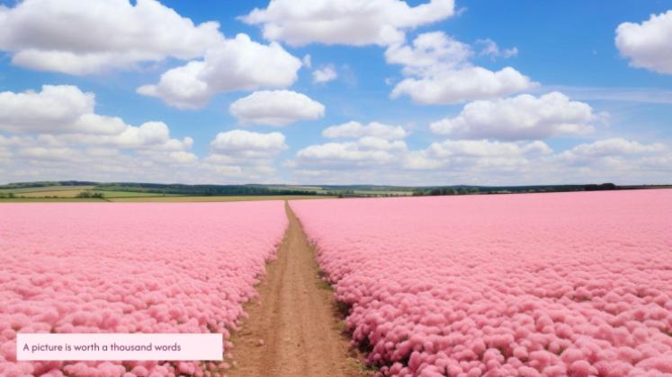 Plantilla de presentación Color rosa pastel