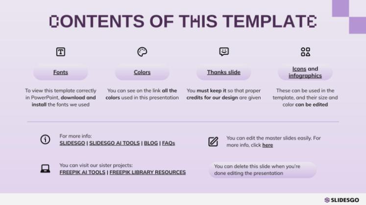 교육 분야의 AI 통찰력 프레젠테이션 템플릿