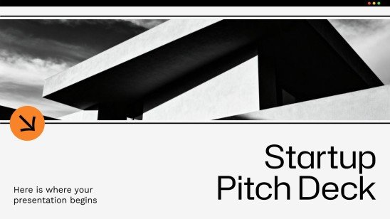 스타트업 피치 데크 프레젠테이션 템플릿