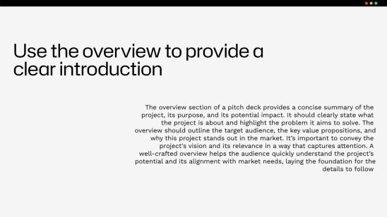 스타트업 피치 데크 프레젠테이션 템플릿