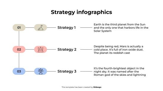 Plantilla de presentación Infografías de estrategia