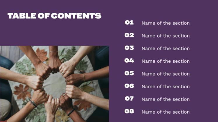 Journée de sensibilisation à la violence à l'égard des femmes Modèles de présentation