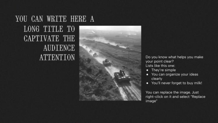 Brazil's Military Dictatorship presentation template 