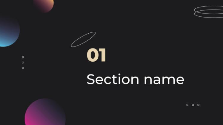 Modelo de apresentação Perfil da empresa de inspiração de design