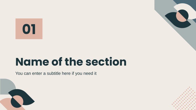 Plantilla de presentación Plan de trabajo elegante