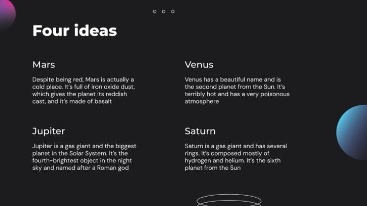 Modelo de apresentação Perfil da empresa de inspiração de design