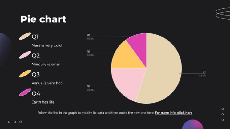 Modelo de apresentação Perfil da empresa de inspiração de design