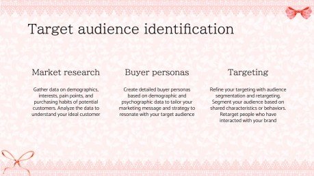 Modelo de apresentação Campanha de estética Coquette