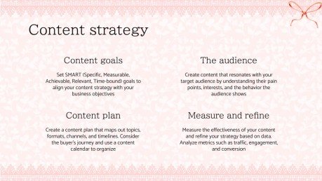 Modelo de apresentação Campanha de estética Coquette