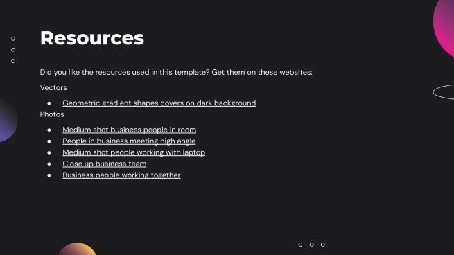 Modelo de apresentação Perfil da empresa de inspiração de design