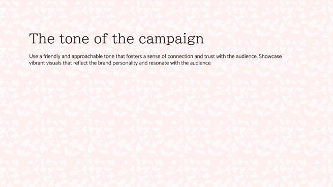 Modelo de apresentação Campanha de estética Coquette