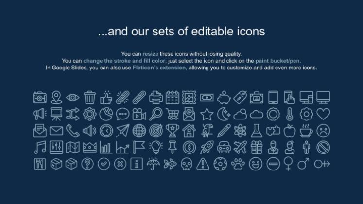 Modelo de apresentação Perfil da empresa de inspiração de design