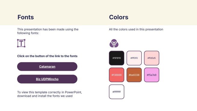 Modelo de apresentação Campanha de estética Coquette