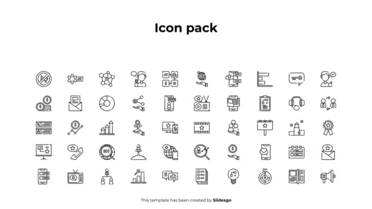 Infografiken zum Lebenszyklus eines digitalen Produkts Präsentationsvorlage